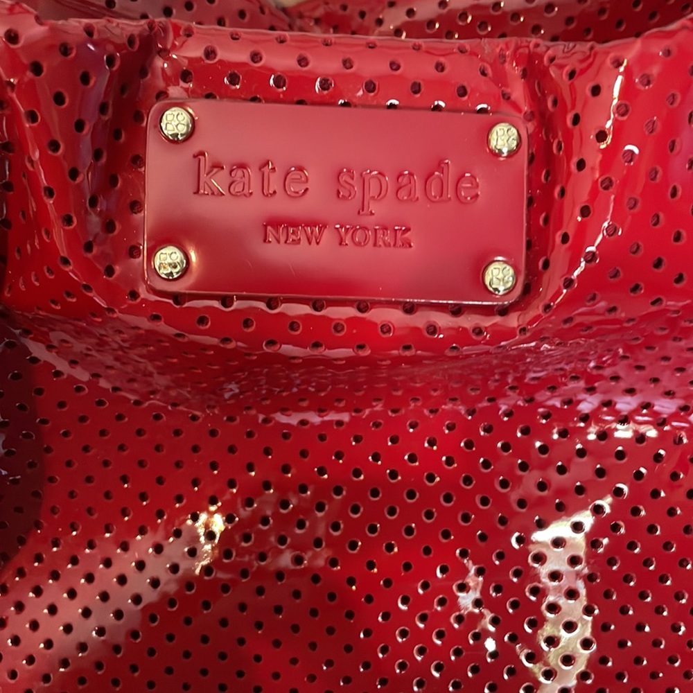 Kate Spade Red Patent Large Satchel #hostpick - Picture 2 of 9